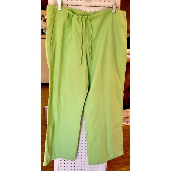 SB Scrubs 3 Pc Lot Pants Sz M Pink Blue Mint Green Pastels Drawstring Waist - Picture 2 of 5